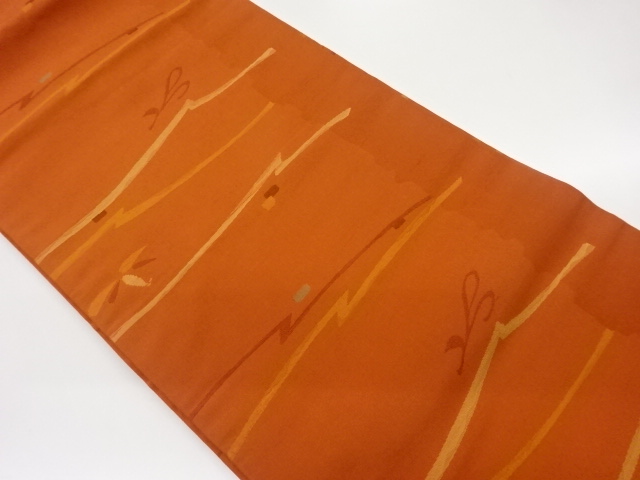 JAPANESE NAGOYA OBI / WOVEN ABSTRACT LINE